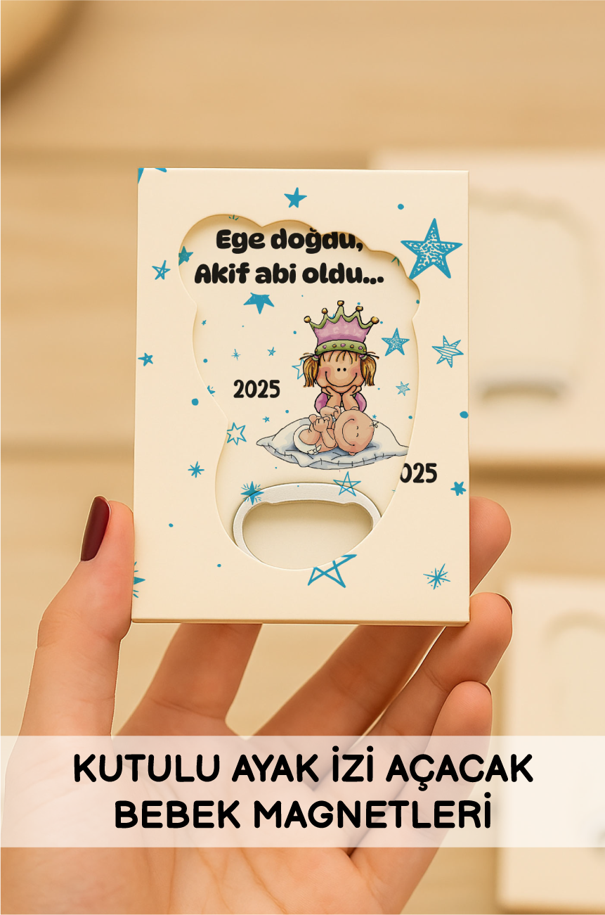 Ayak İzi Açacak Kutulu Bebek