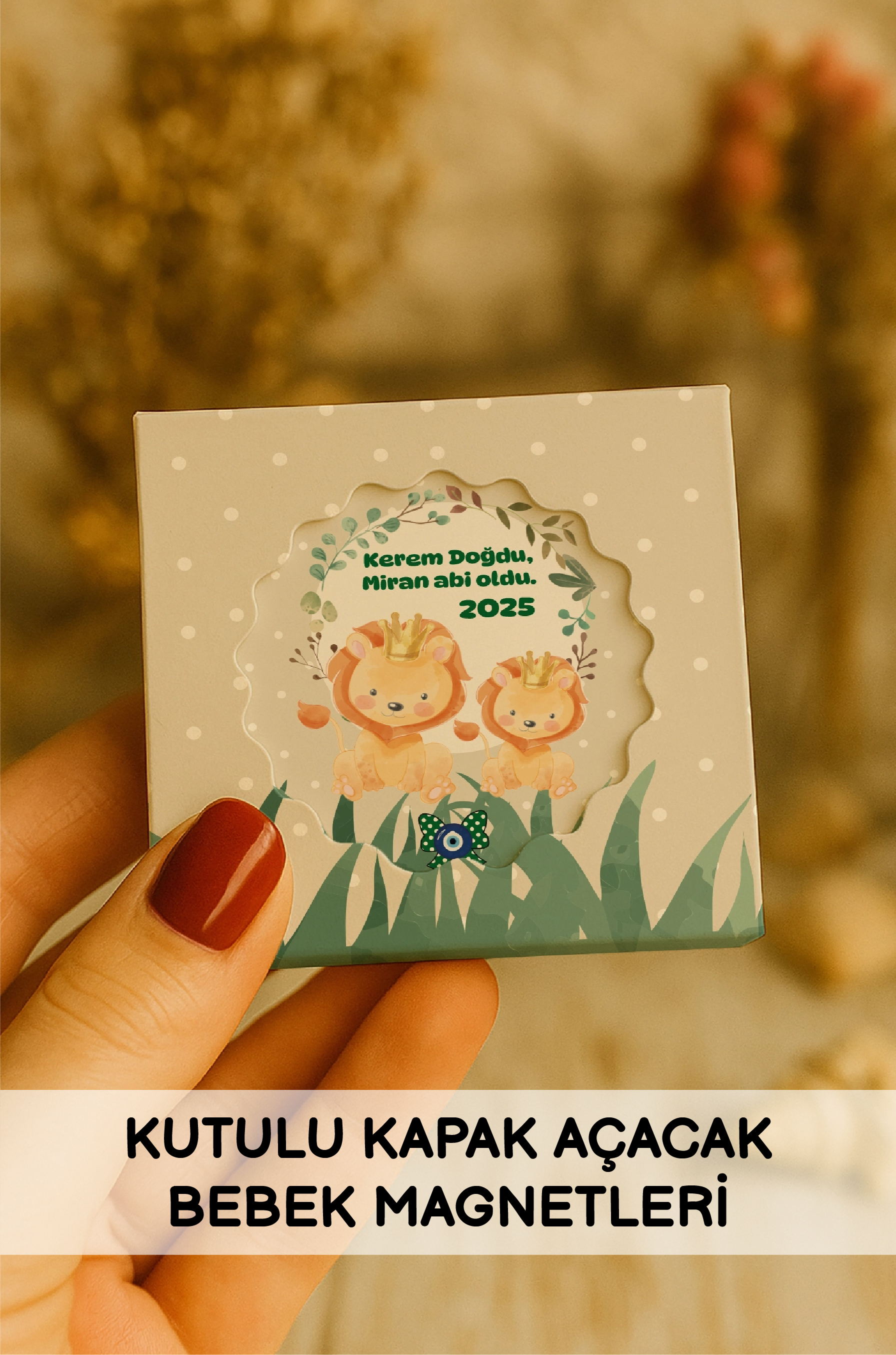 Kutulu Kapak Açacak Bebek Magnetleri