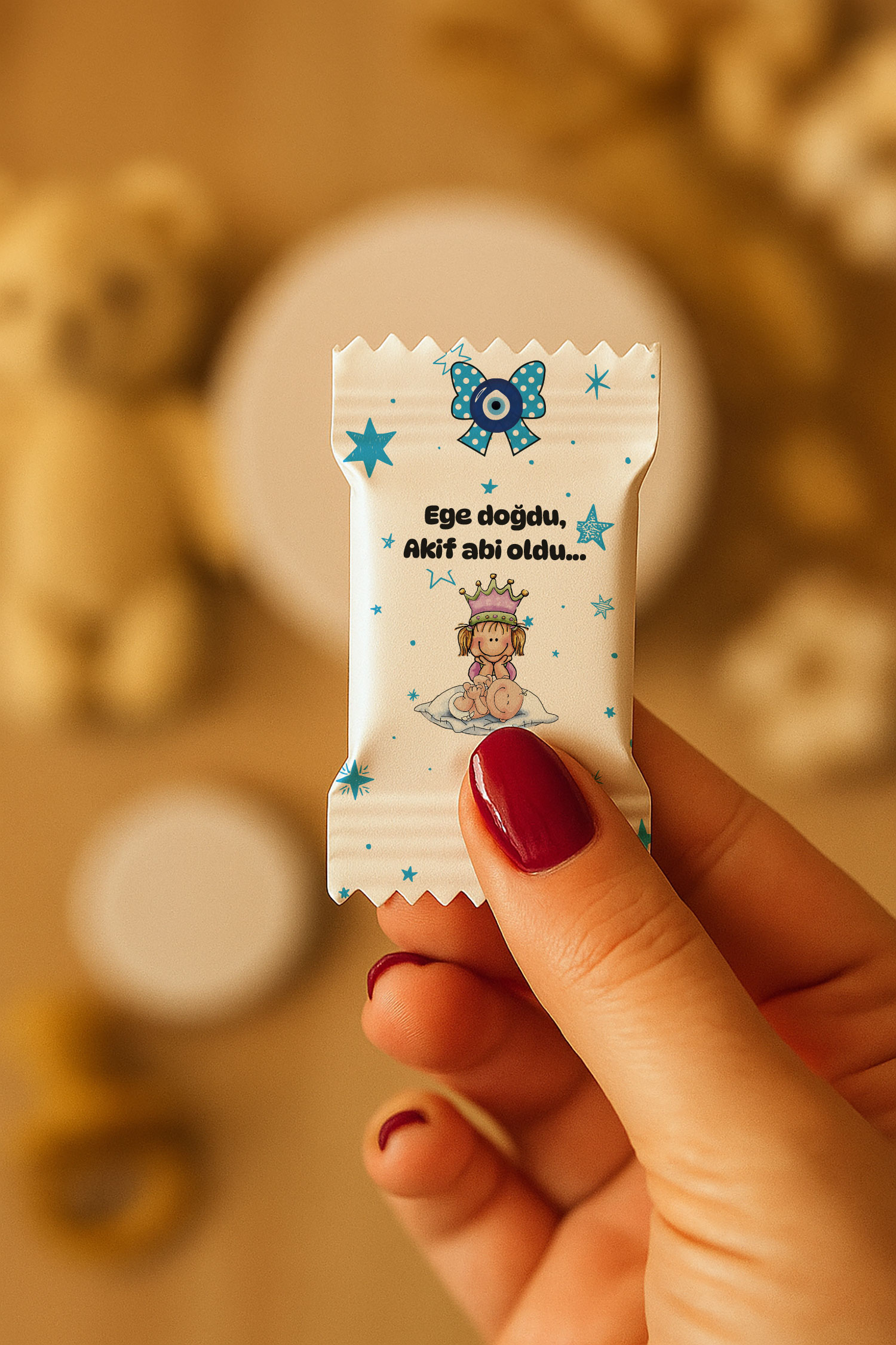 Abi Erkek Kardeş Temalı Çikolata