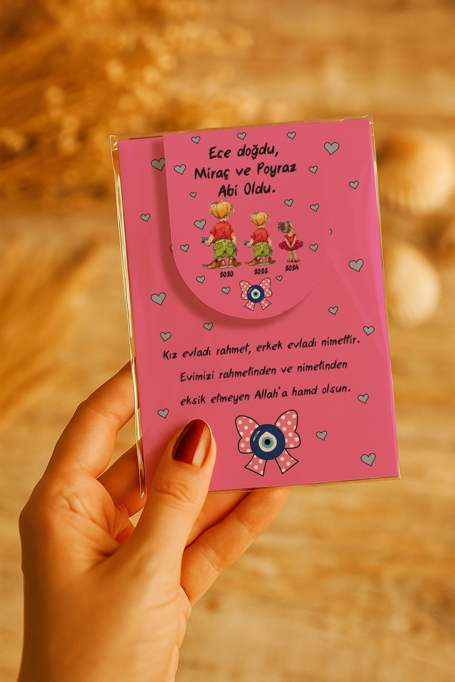 Abi Kız Kardeş Temalı Kitap Ayracı