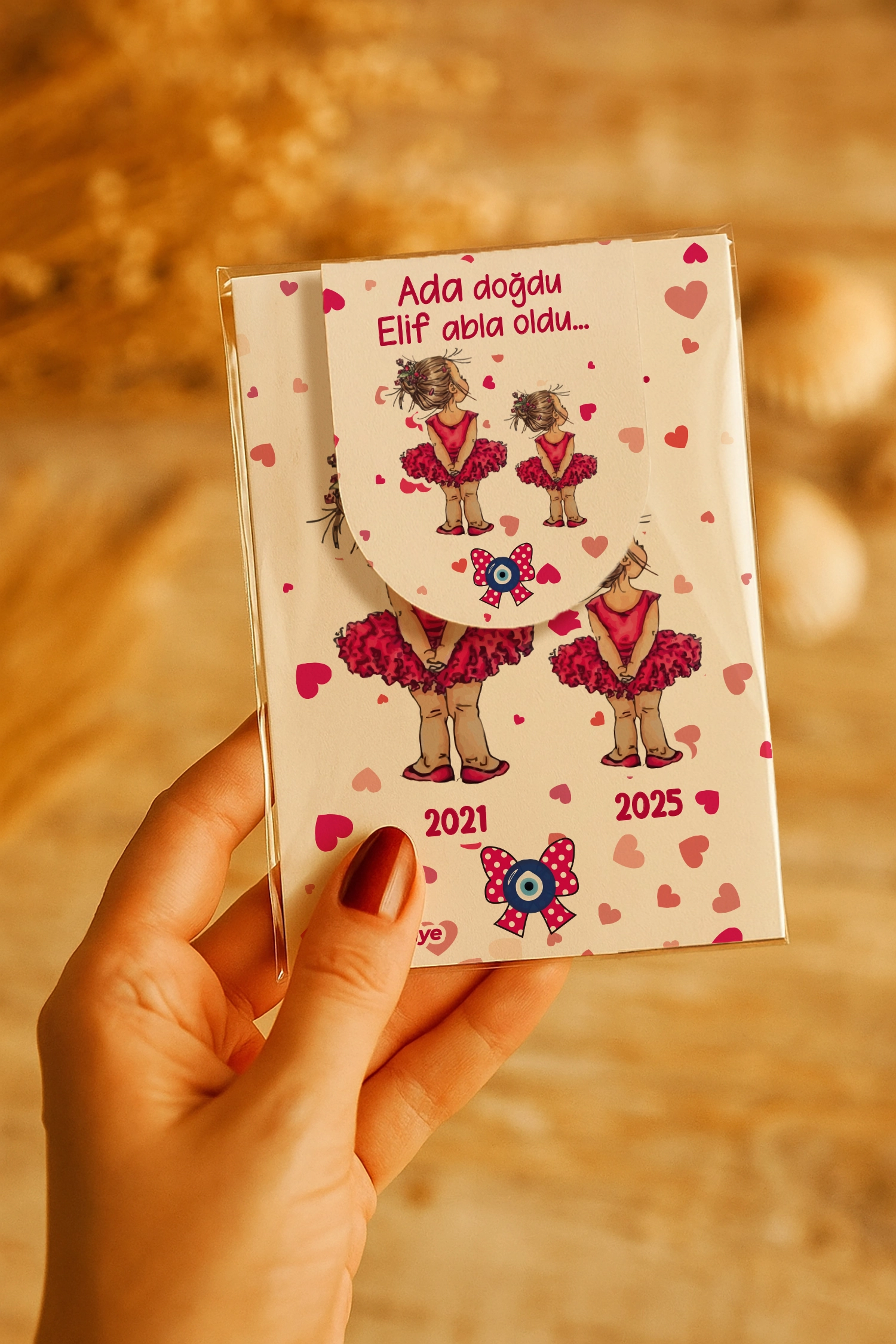 Abla Kız Kardeş Temalı Kitap Ayracı