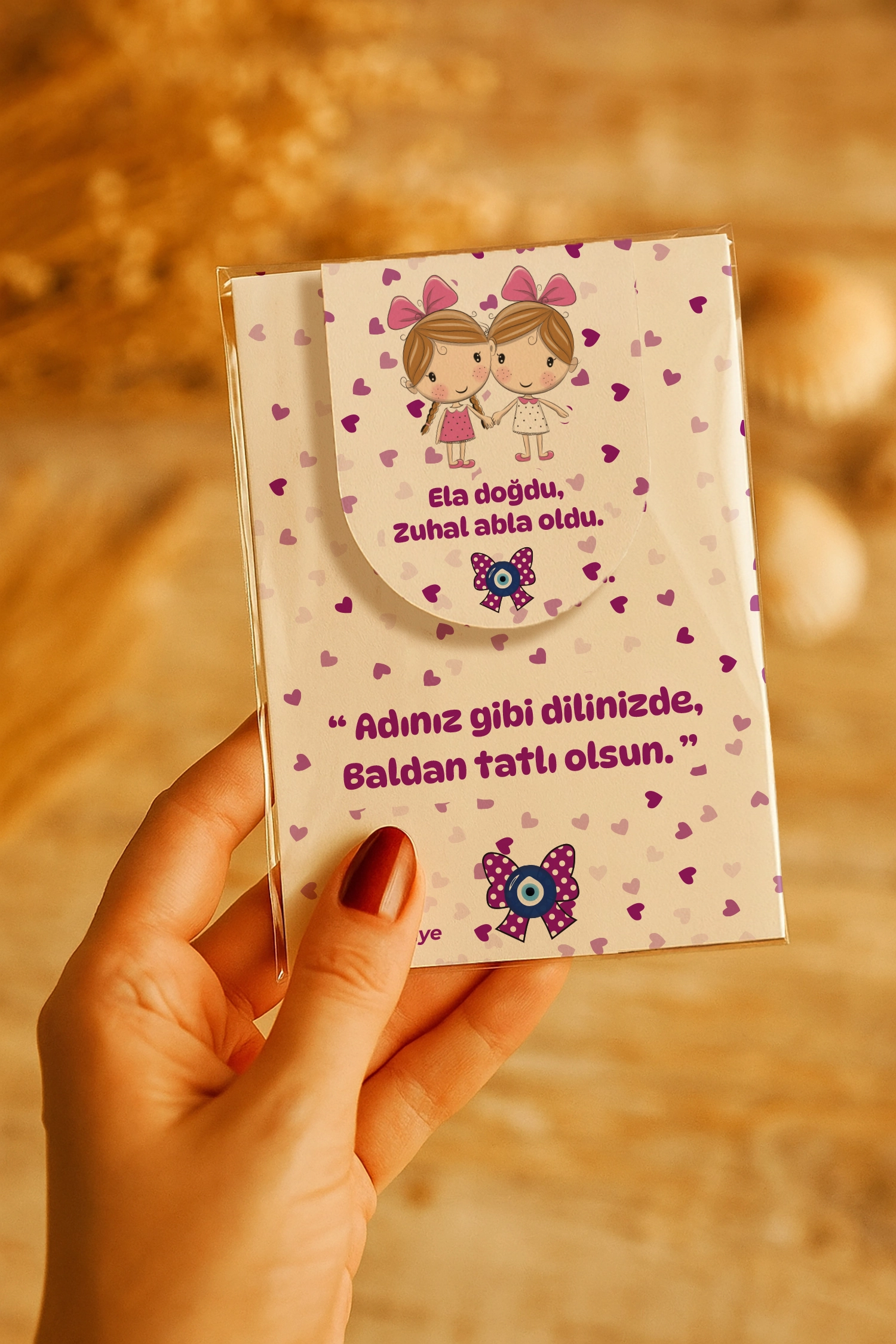 Abla Kız Kardeş Temalı Kitap Ayracı