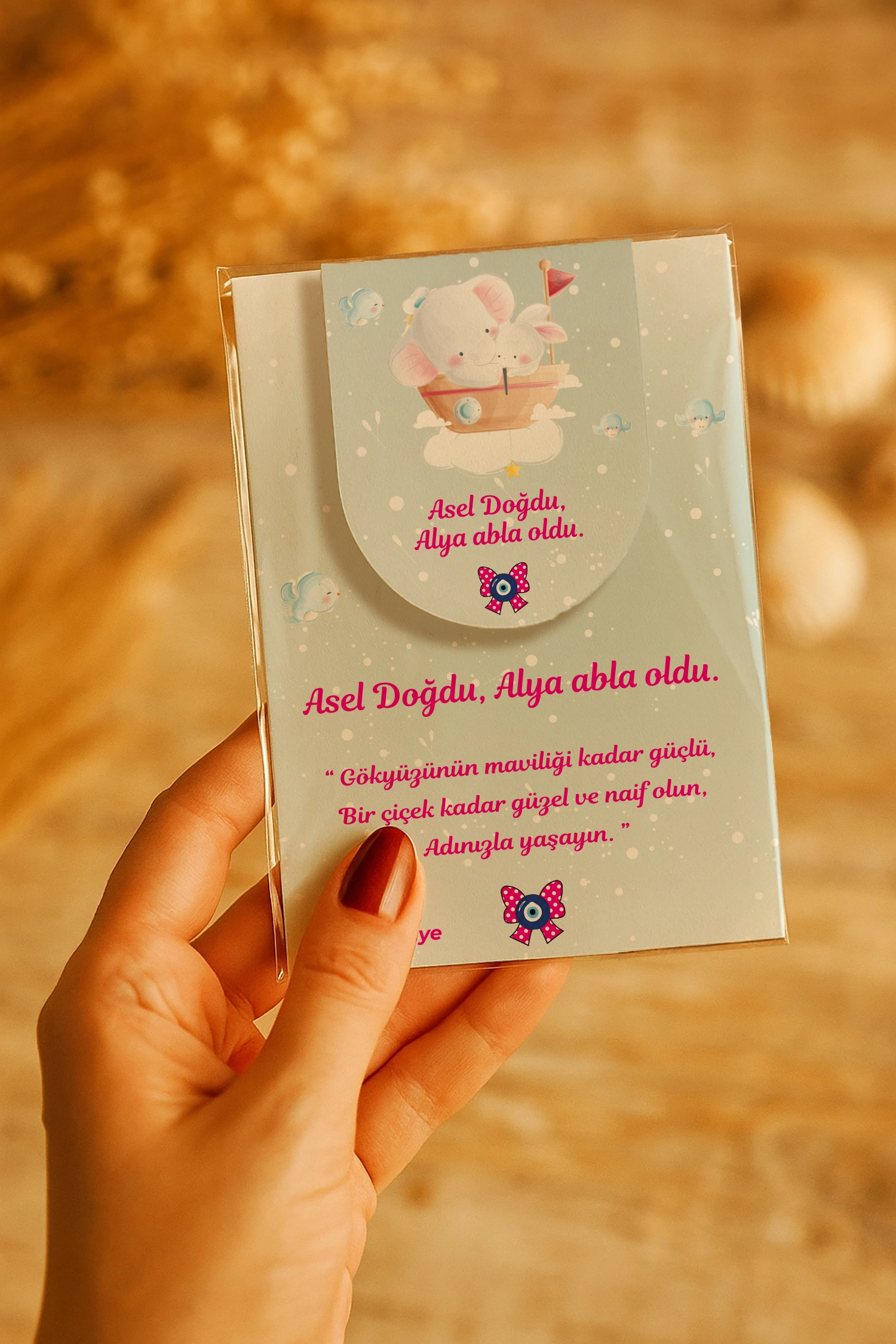 Abla Kız Kardeş Temalı Kitap Ayracı