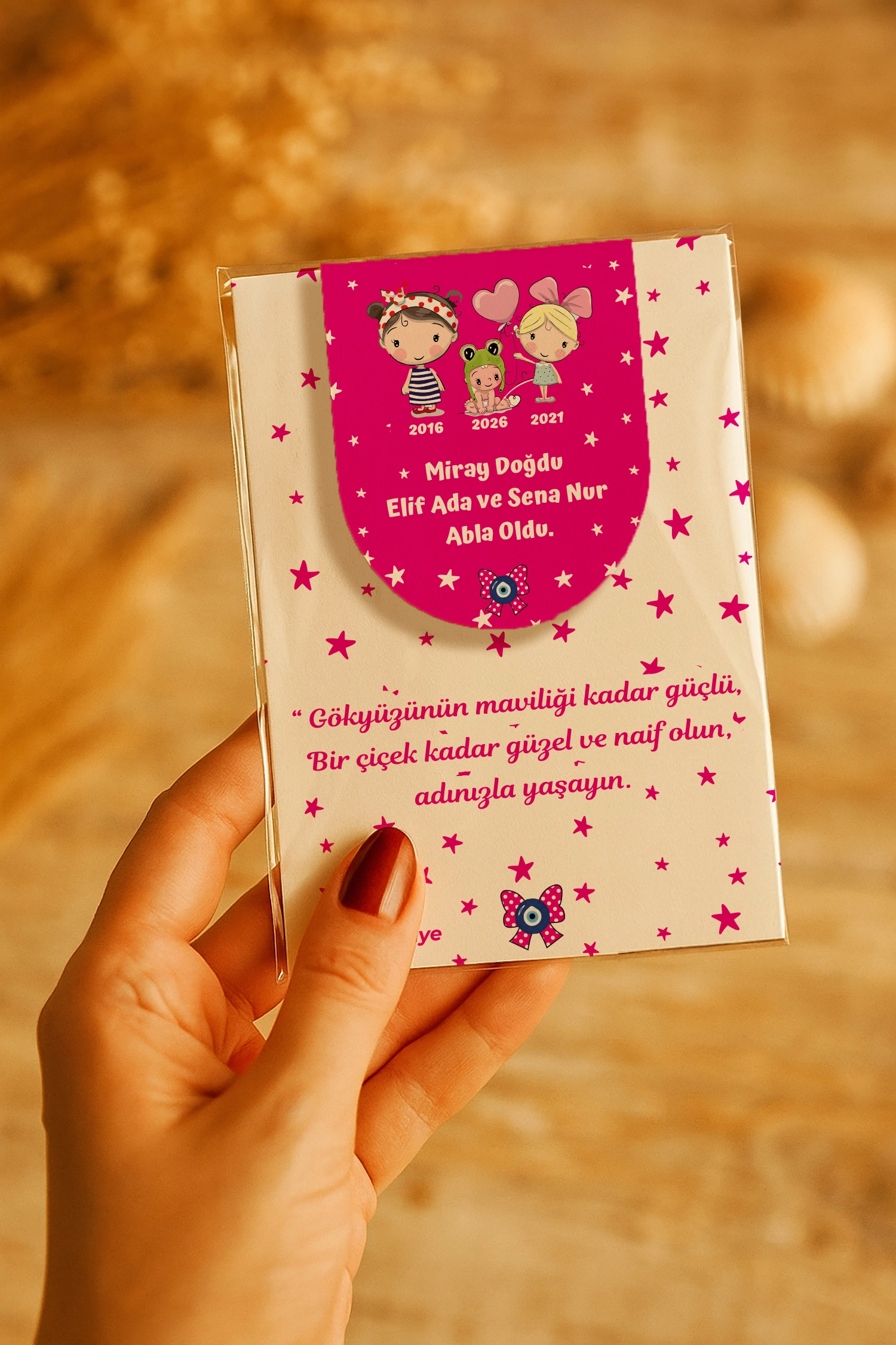Abla Kız Kardeş Temalı Kitap Ayracı