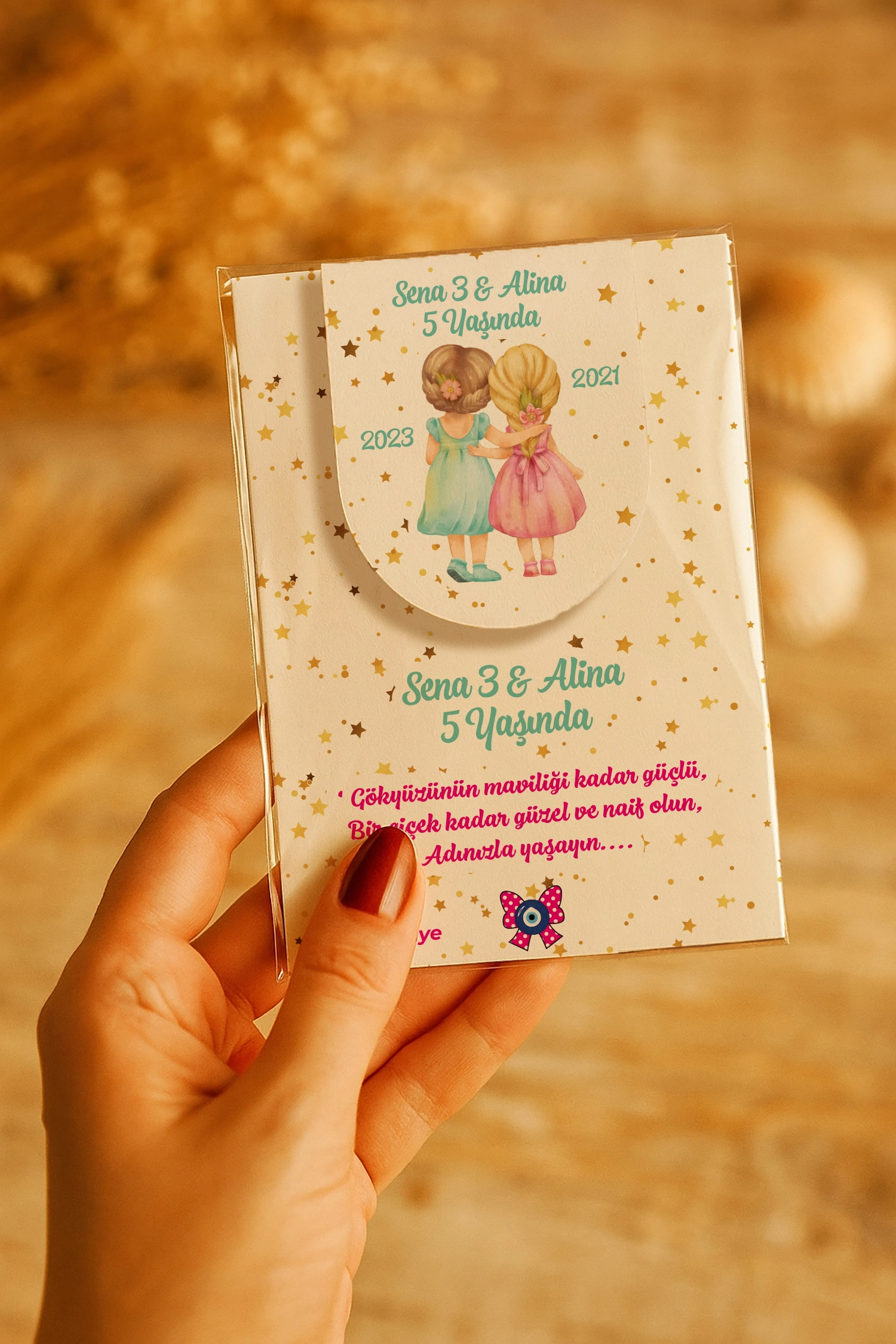 Abla Kız Kardeş Temalı Kitap Ayracı
