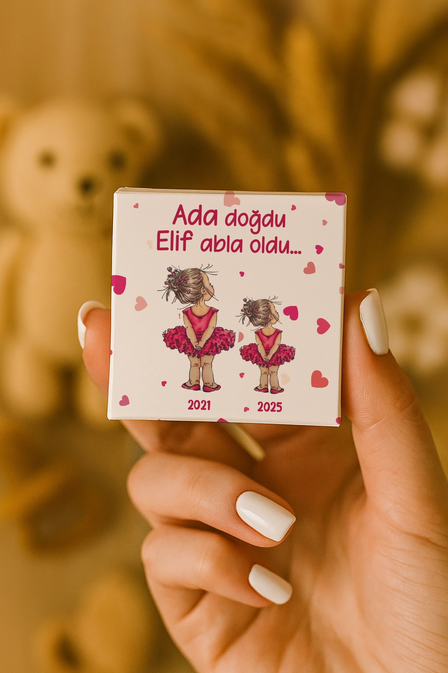 Abla Kız Kardeş Temalı Çikolata