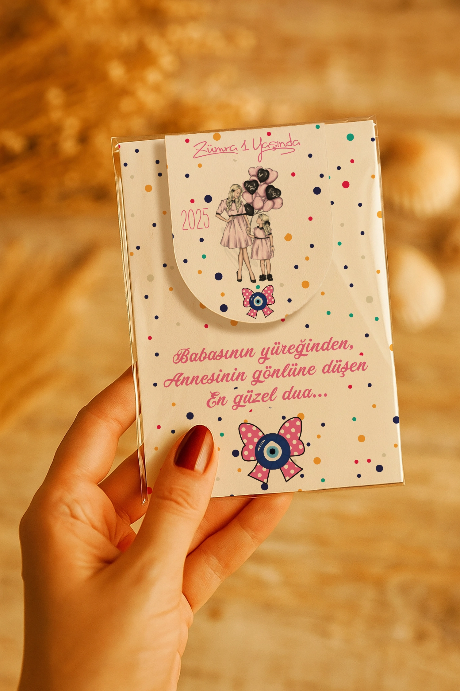 Anne Bebek Temalı Kitap Ayracı