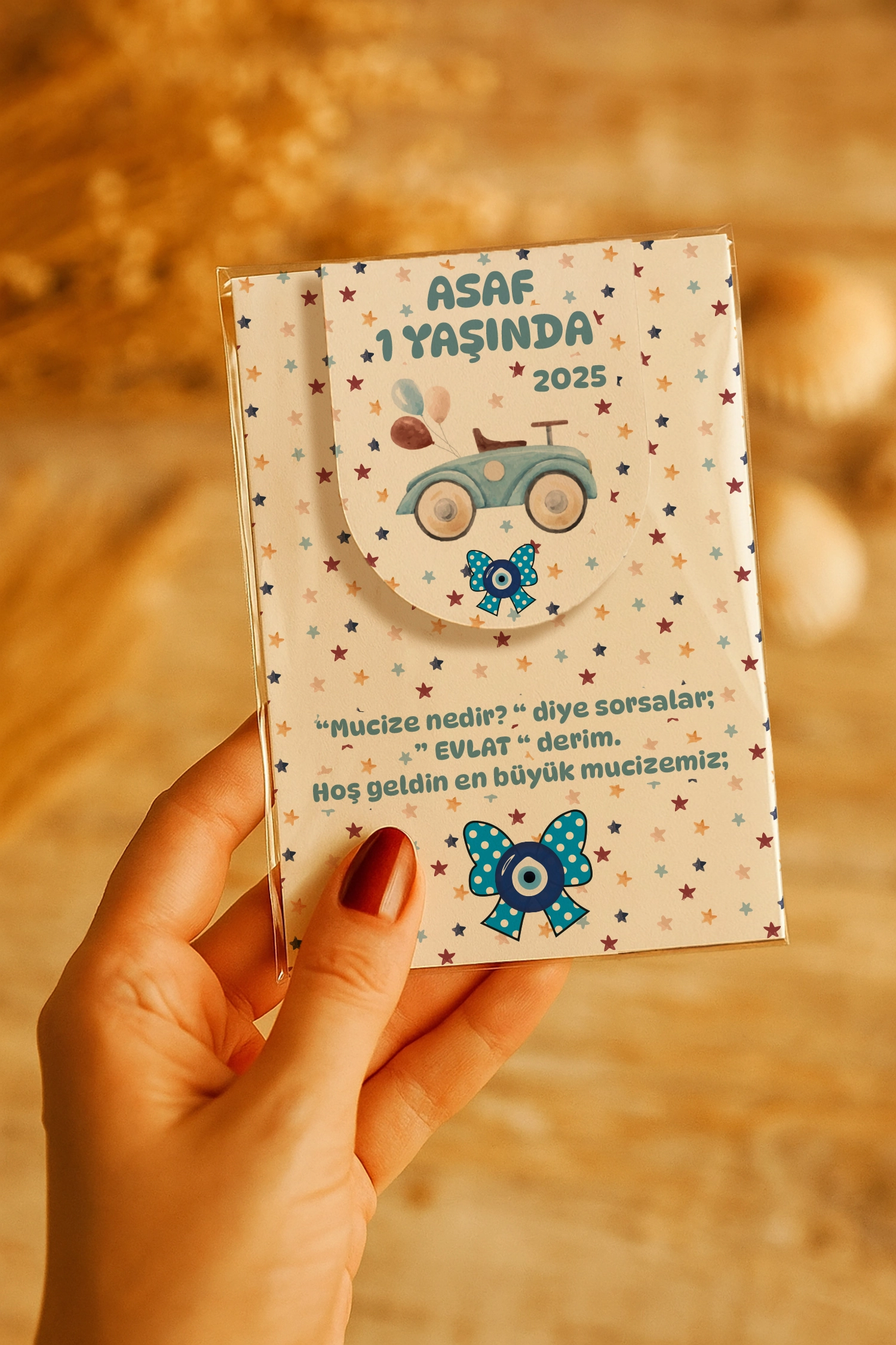 Araba Temalı Kitap Ayracı