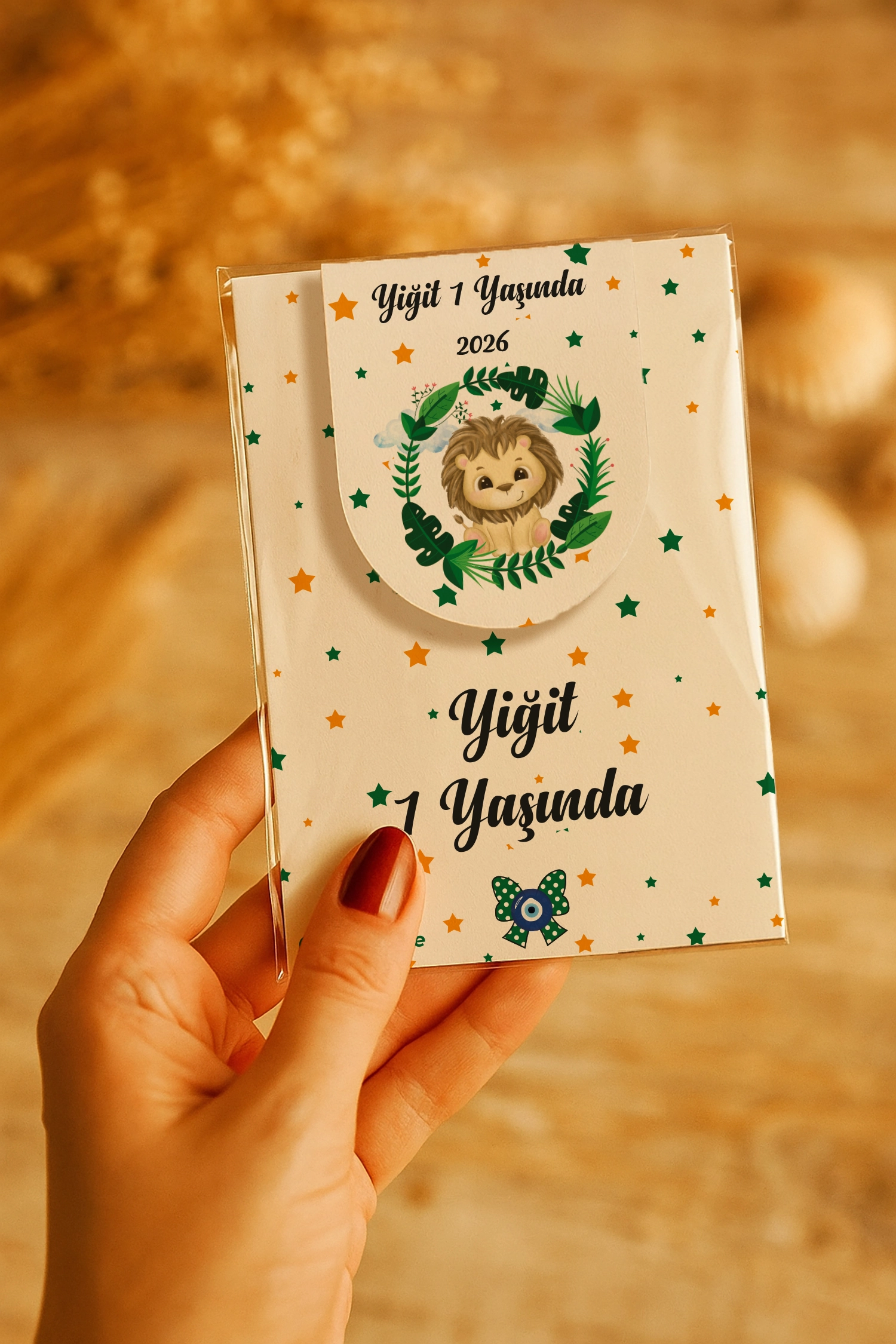 Aslan Temalı Kitap Ayracı