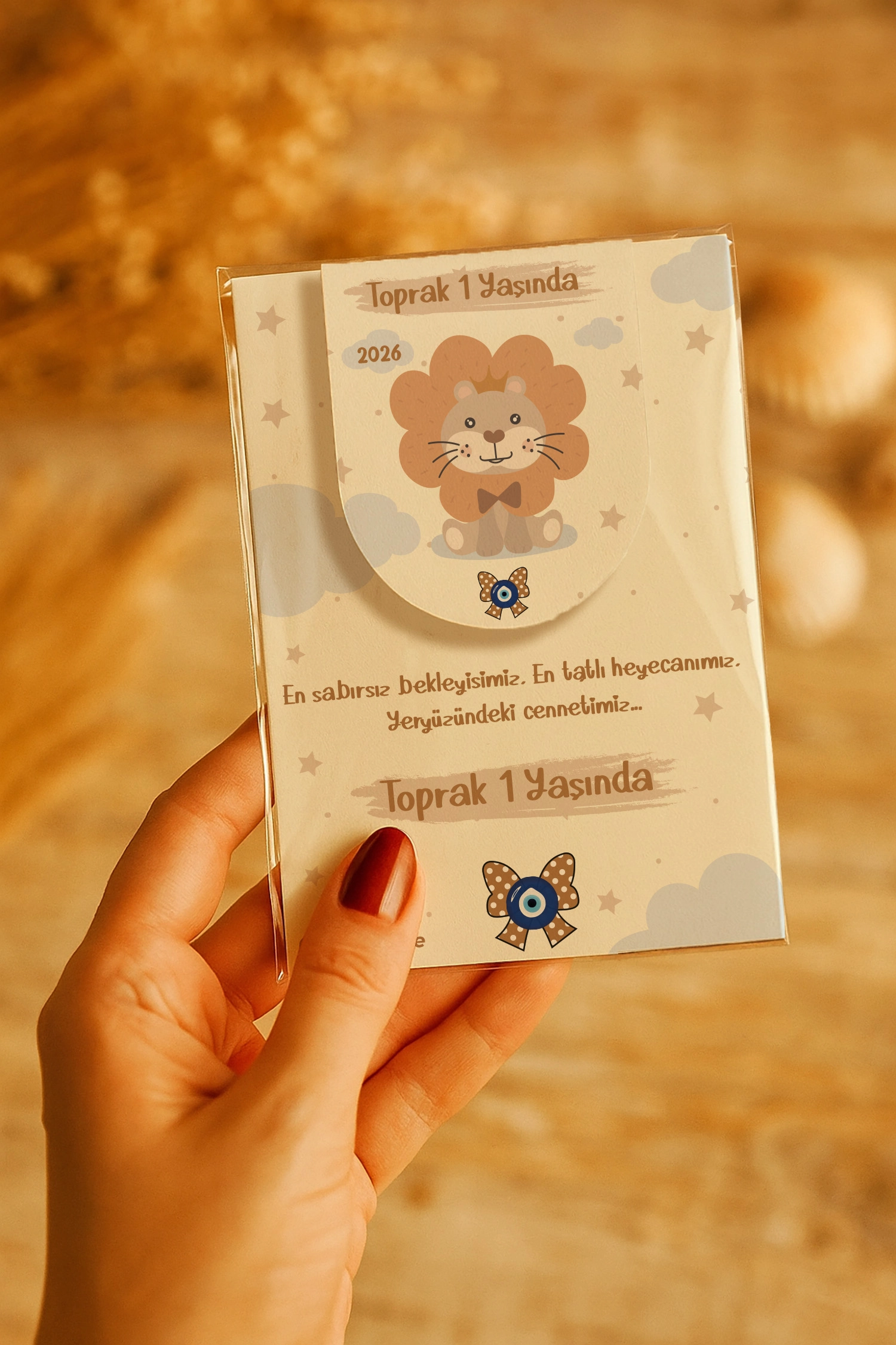 Aslan Temalı Kitap Ayracı