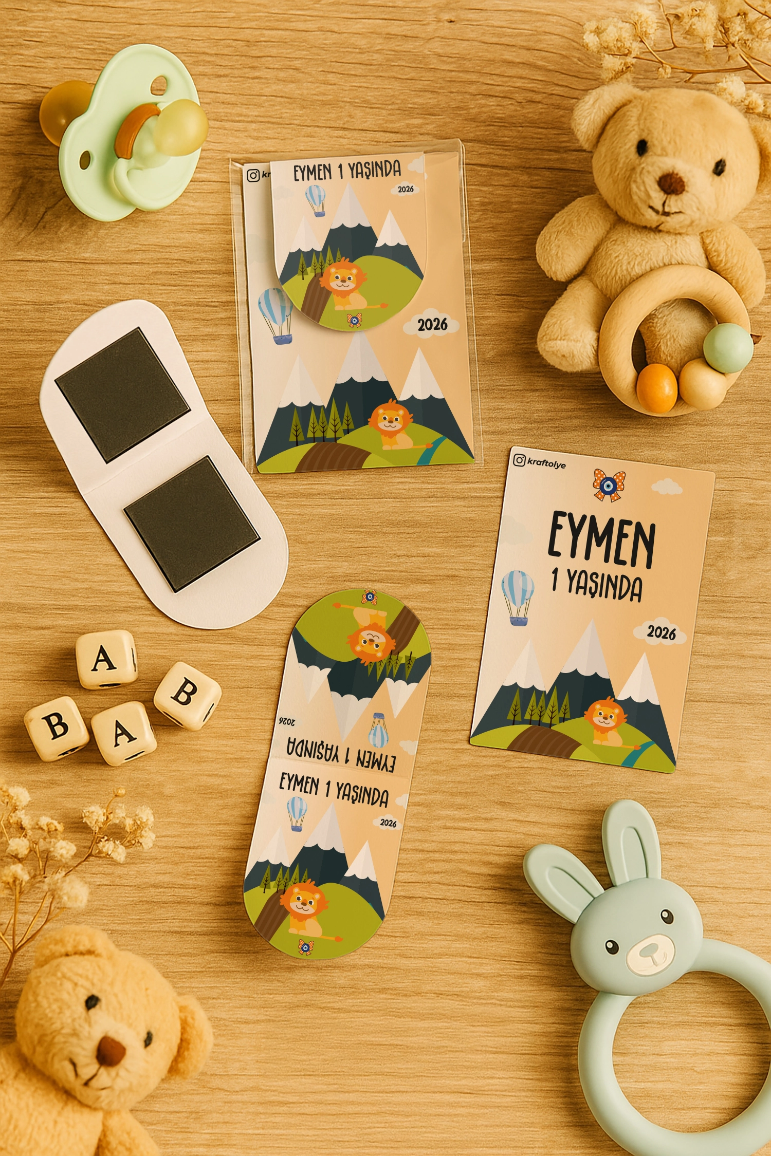 Aslan Temalı Kitap Ayracı