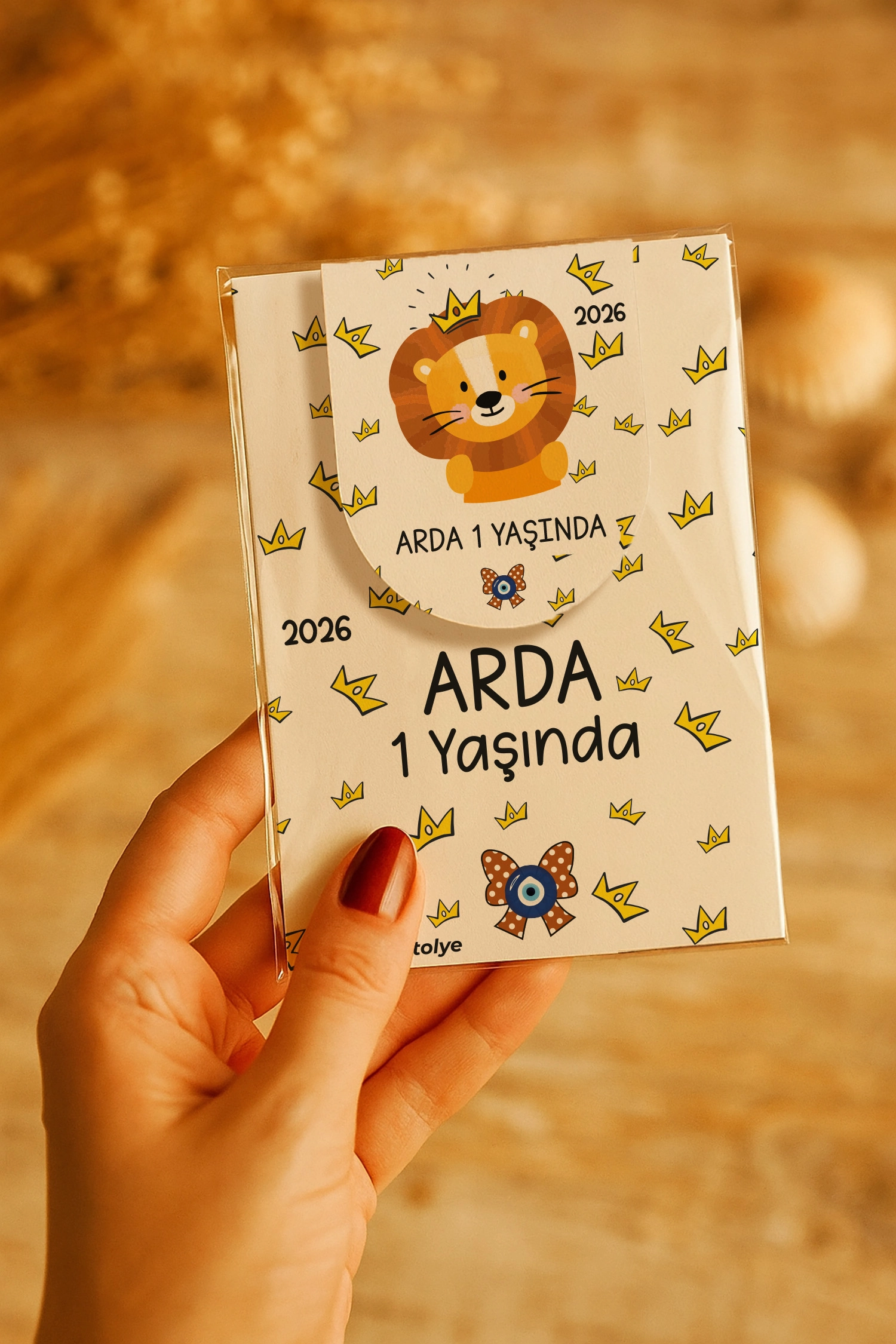 Aslan Temalı Kitap Ayracı