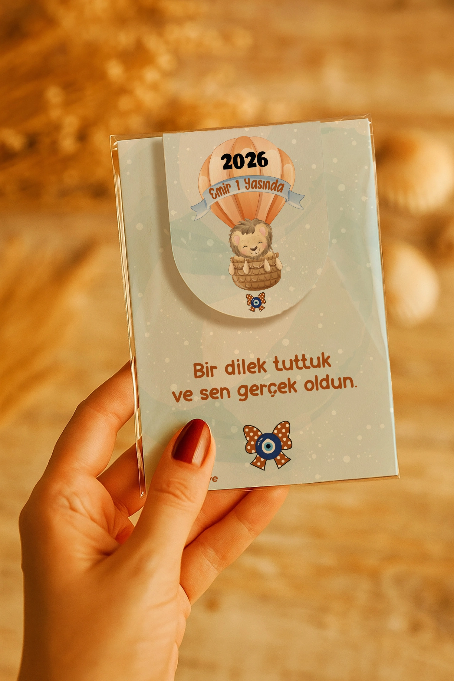 Aslan Temalı Kitap Ayracı