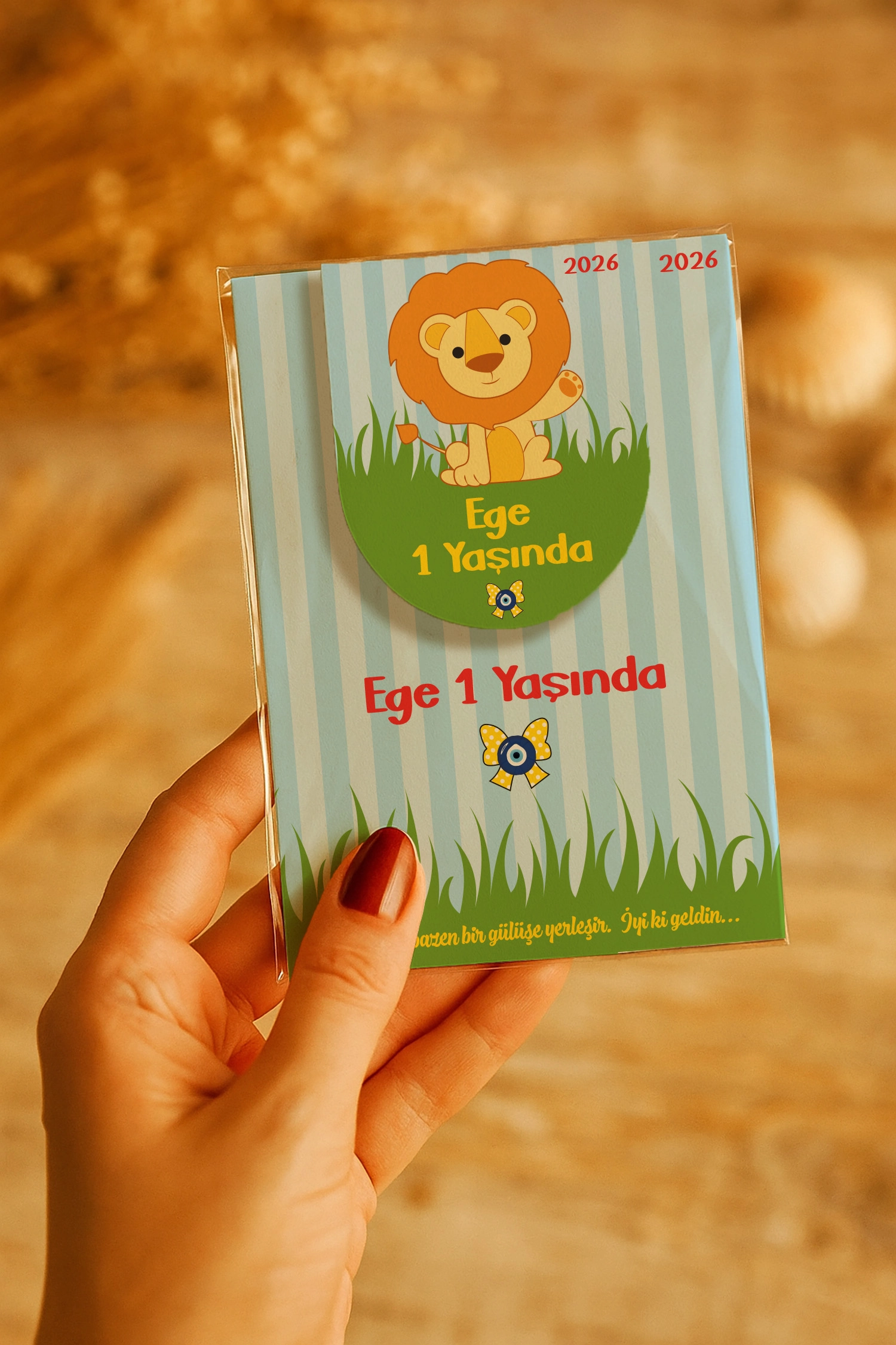 Aslan Temalı Kitap Ayracı