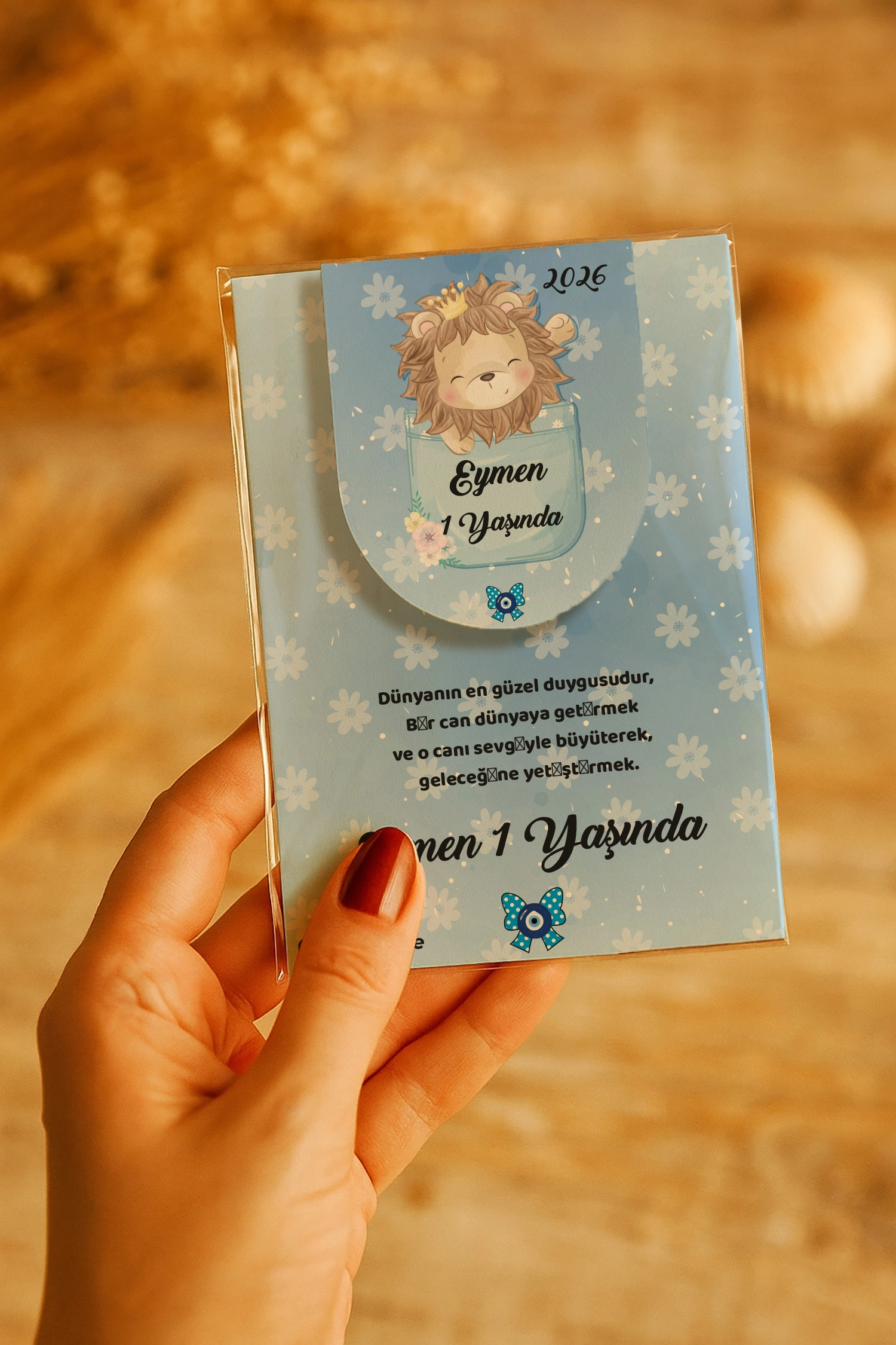 Aslan Temalı Kitap Ayracı