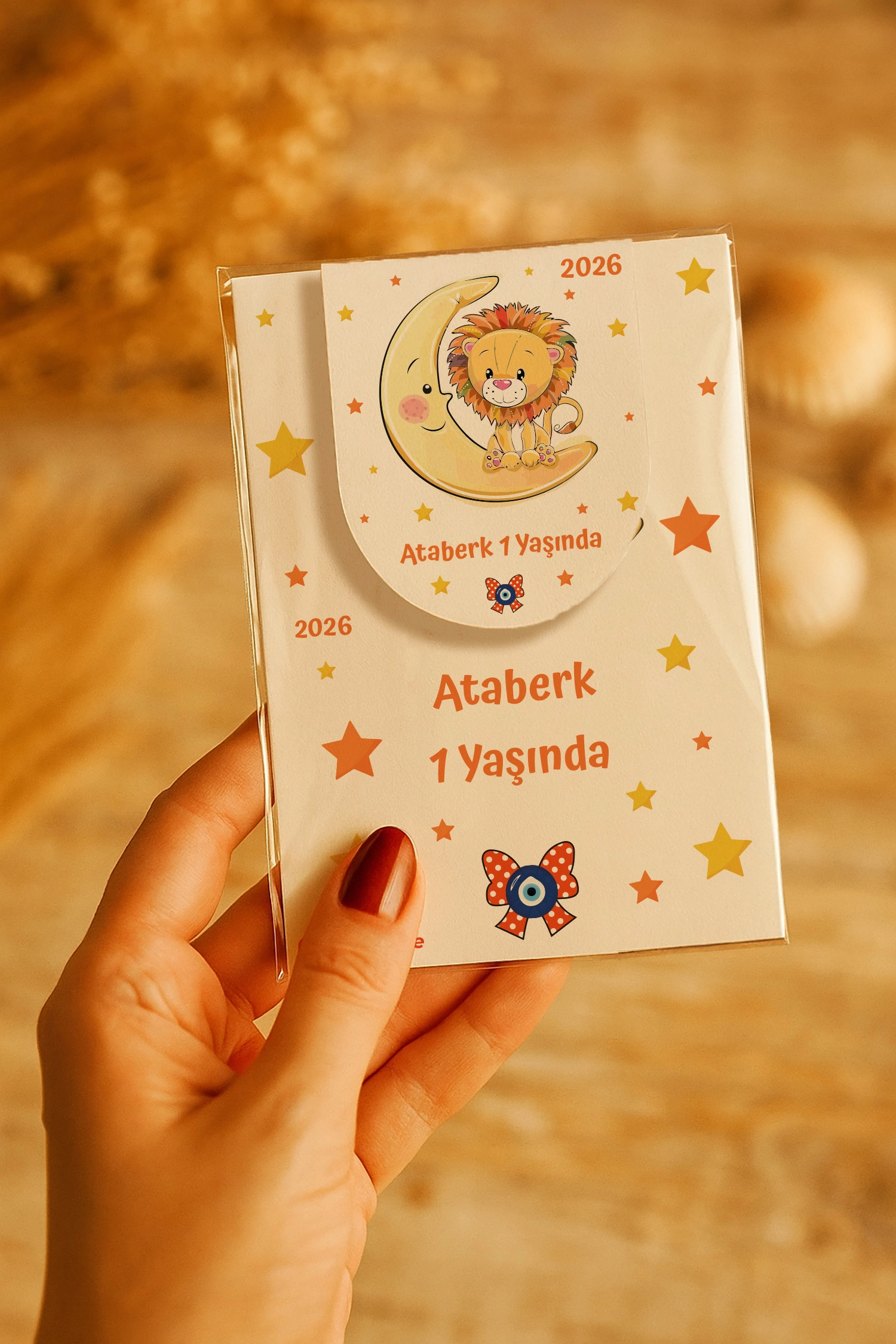 Aslan Temalı Kitap Ayracı