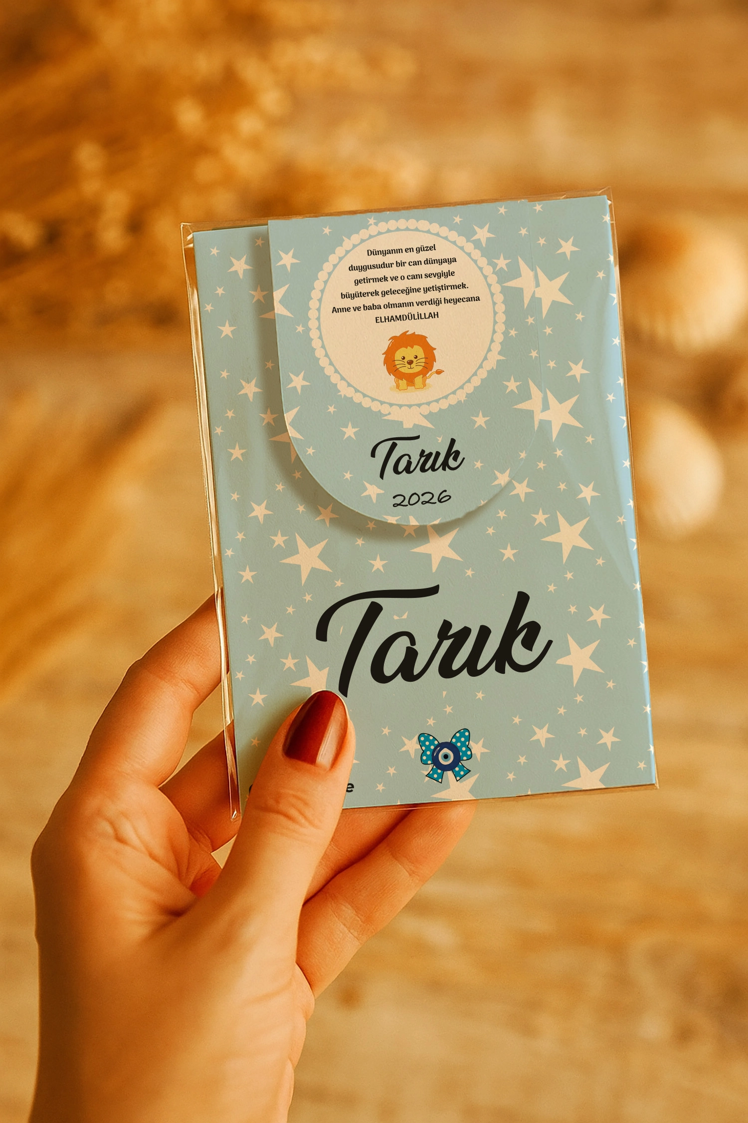 Aslan Temalı Kitap Ayracı
