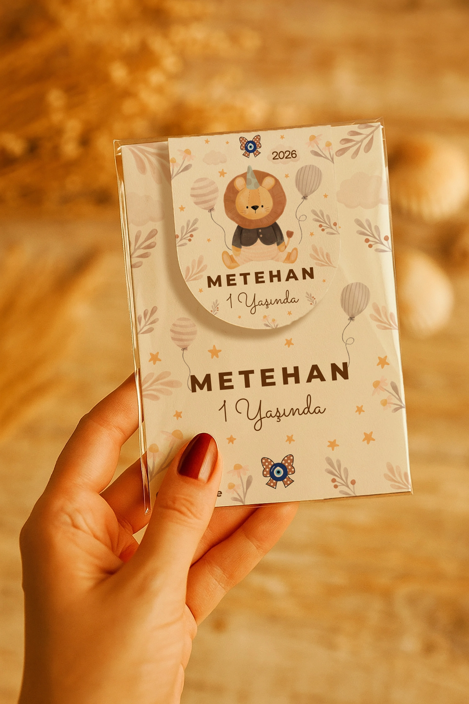Aslan Temalı Kitap Ayracı