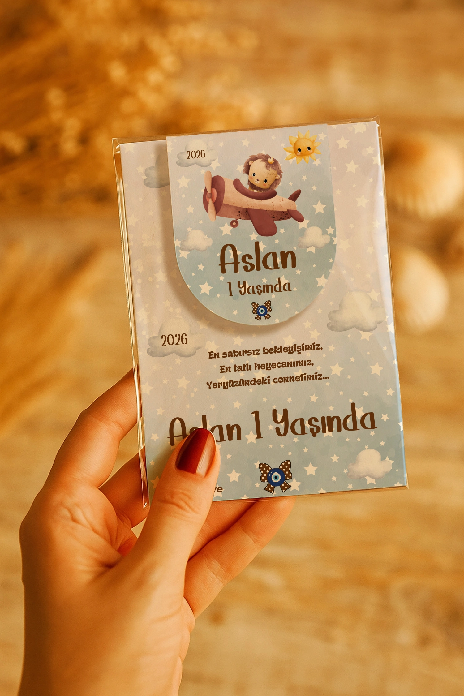 Aslan Temalı Kitap Ayracı