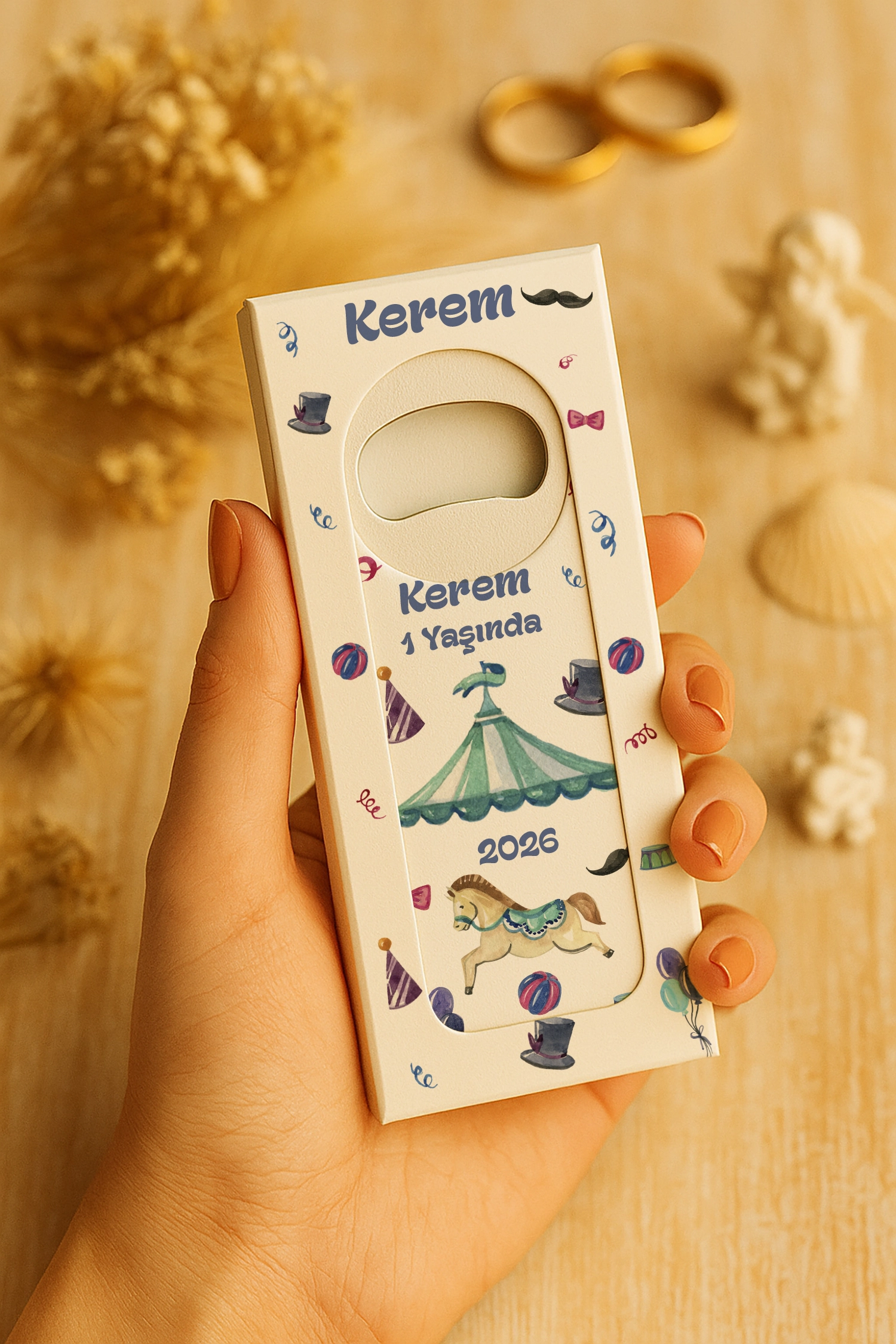 Atlı Karınca Temalı Mühürlü Uzun Açacak Magnet