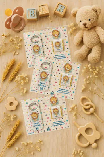Çikolatalı Uzun Açacak Magnet | Bebek Hediyeleri