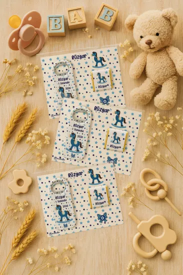 Çikolatalı Uzun Açacak Magnet | Bebek Hediyeleri