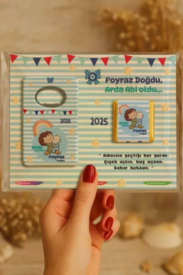 Çikolatalı Açacak Magnet – Bebek Hediyesi Magnet