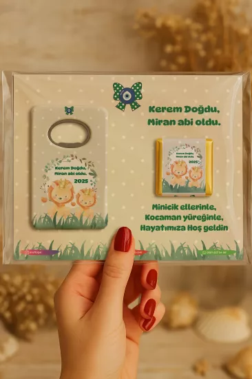 Çikolatalı Açacak Magnet – Bebek Hediyesi Magnet