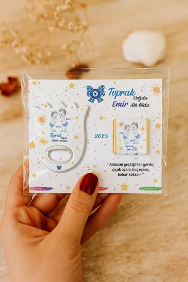 Çikolatalı Lale Açacak Magnet Hediyelik