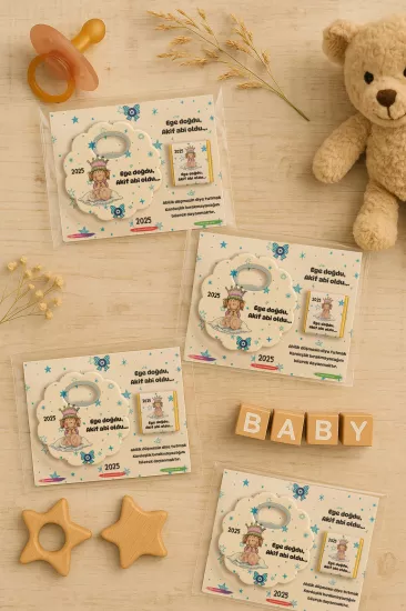 Kişiye Özel Çikolatalı Papatya Açacak Magnet – Bardak Altlığı Hediyelik