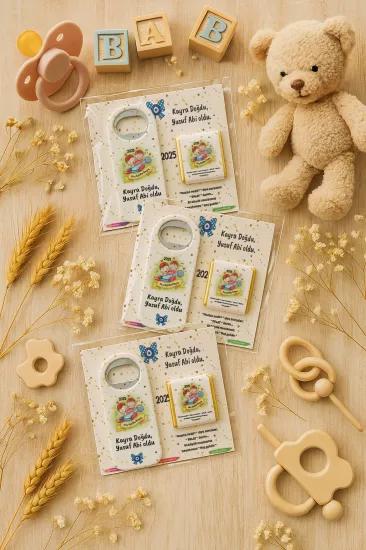 Çikolatalı Açacak Magnet | Bebek ve Özel Gün Hediyelikleri