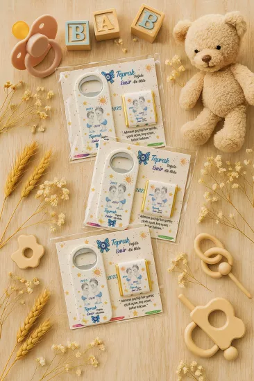 Çikolatalı Açacak Magnet | Bebek ve Özel Gün Hediyelikleri