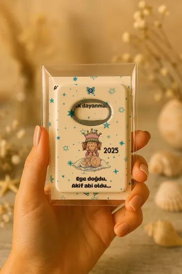 Kartlı Açacak Magnet | Bebek ve Baby Shower Hediyesi