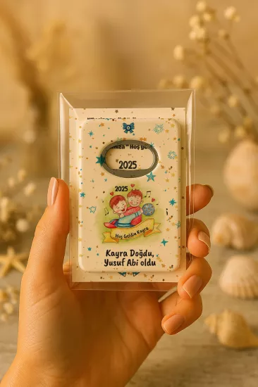 Kartlı Açacak Magnet | Bebek ve Baby Shower Hediyesi