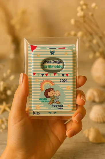 Kartlı Açacak Magnet | Bebek ve Baby Shower Hediyesi