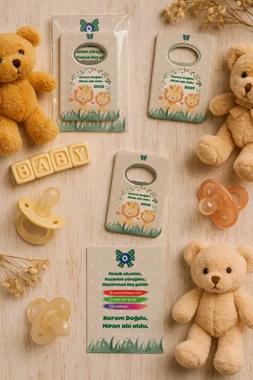 Kartlı Açacak Magnet | Bebek ve Baby Shower Hediyesi