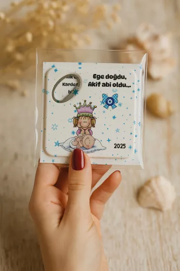 Jelatin Kartlı Kare Bardak Altlığı Açacak Magnet