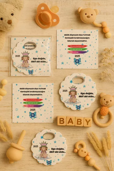 Kartlı Papatya Bardak Altlığı Açacak Magnet