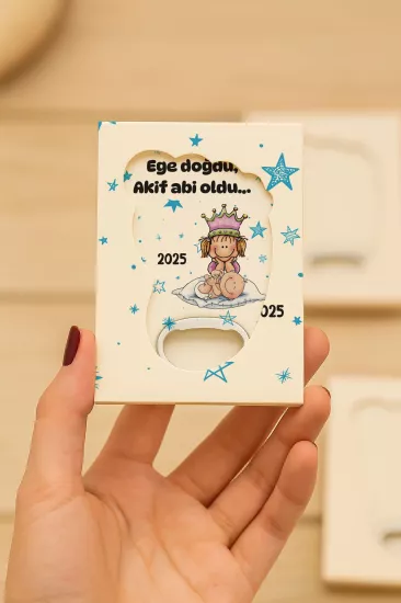 Ayak İzi Açacak Magnet | Bebek Hediyelikleri