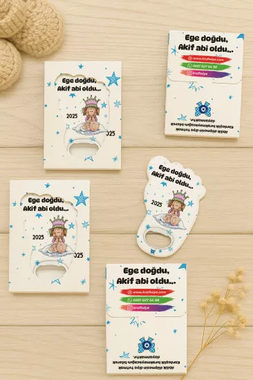 Ayak İzi Açacak Magnet | Bebek Hediyelikleri