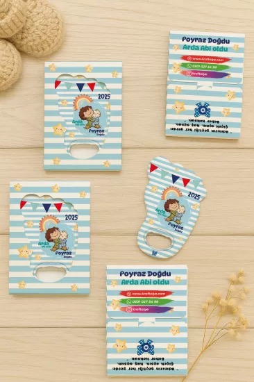 Ayak İzi Açacak Magnet | Bebek Hediyelikleri