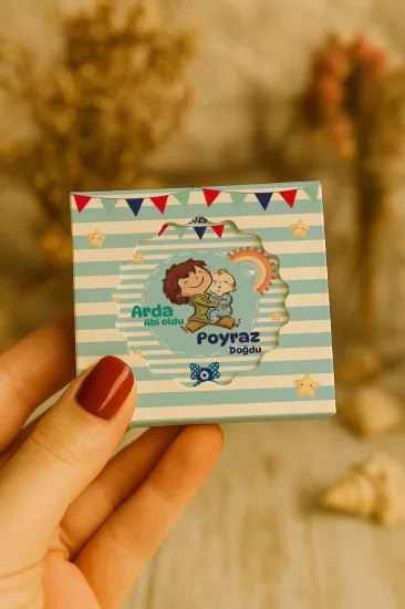 Kişiye Özel Mühürlü Kutulu Kapak Şekilli Açacak Magnet | Özel Gün Hediyelikleri