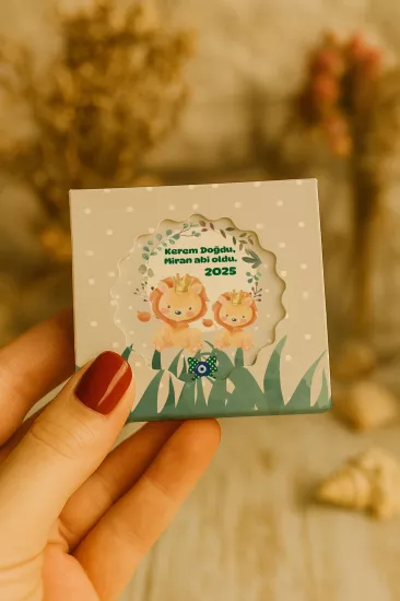 Kişiye Özel Mühürlü Kutulu Kapak Şekilli Açacak Magnet | Özel Gün Hediyelikleri