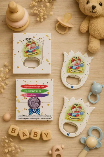 Mühürlü Kutulu Lale Açacak Magnet Hediyelik