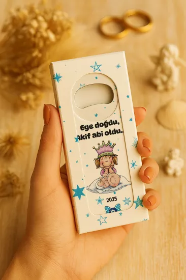 Yeni Doğan, Baby Shower ve Doğum Günü Hediyesi Mühürlü Açacak Magnet
