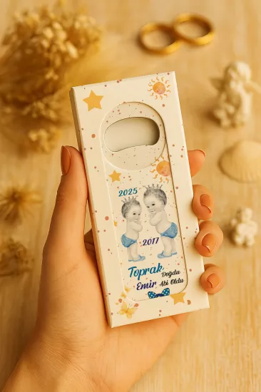Yeni Doğan, Baby Shower ve Doğum Günü Hediyesi Mühürlü Açacak Magnet
