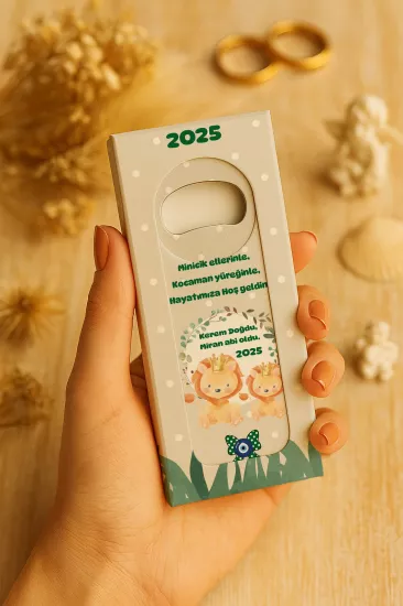 Yeni Doğan, Baby Shower ve Doğum Günü Hediyesi Mühürlü Açacak Magnet