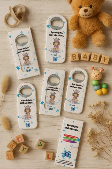 Bebek & Doğum Günü Kutulu Açacak Magnet