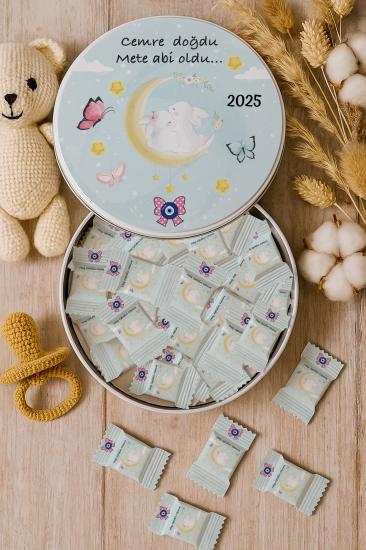 Kişiye Özel Metal Kutulu Madlen Çikolata – Doğum Günü & Baby Shower