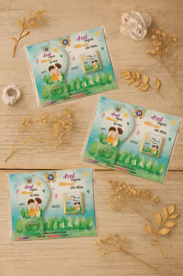 Çikolatalı Balon Açacak Magnet | Yeni Doğan, Baby Shower, Doğum Günü, Diş Buğdayı Hediyesi